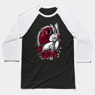 Mechanical Rabbit Tattoo Design Baseball T-Shirt